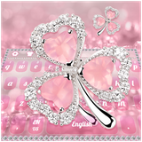 keyboard.theme.pink.diamond.clover