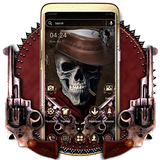 cowboy.skull.launcher.theme