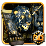 neon.golden.lion.theme