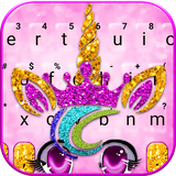 com.ikeyboard.theme.glisten.unicorn.girl