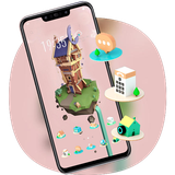 theme.flower.plant.rose.magic.town.cool.colorful.launcher.wallpaper