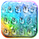 keyboard.theme.water.drops.nature.colorful