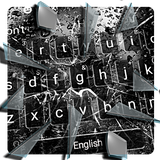 keyboard.theme.broken.glass.rain
