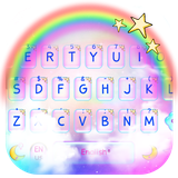 keyboard.theme.rainbow.galaxy.colorful