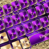 keyboard.theme.purple.gold.luxury