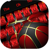 keyboard.theme.black.red.basketball
