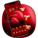 theme.abstract.simple.red.love.shining.effect.wallpaper