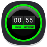 store.artfine.alwayson.clock.table_green_theme