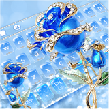 keyboard.theme.blue.roses.diamonds
