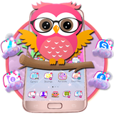 cute.glass.owl.theme