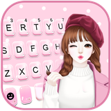 com.ikeyboard.theme.pink.wink.girl