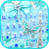 com.ikeyboard.theme.blue.paris.butterfly