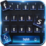 keyboard.theme.blue.black.metal.simple