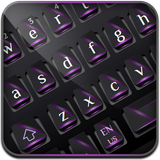 keyboard.theme.black.purple.glossy