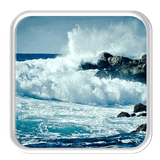 live.wallpaper.wave.sea.beach.cliff.blue.ocean