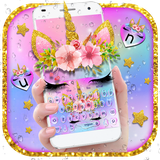 keyboard.theme.lovely.water.star.unicorn