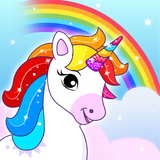 com.iz.unicorn.girl.dress.up.rainbow.run.baby.pony.runner.flyer.kids.fun.toddler.games