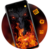 theme.skull.bones.dragon.demon.burning.tree.warcraft.dragon.launcher.wallpaper
