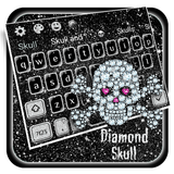 keyboard.theme.diamond.skull.glitter.cool