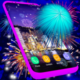 new.years.fireworks.winter.stars.city.skyline.hd.lwp