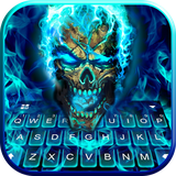 com.ikeyboard.theme.blue.flame.skull