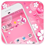 pink.flower.angel.butterfly