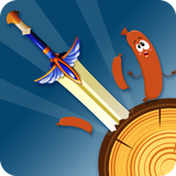 kick.knife.hit.sausage
