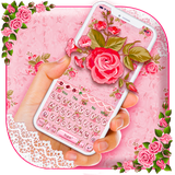 keyboard.theme.spring.rose.pink.flower