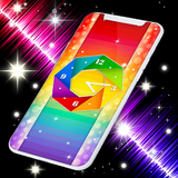 rainbow.colors.clock.analog.free.wallpaper.lwp