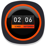 store.artfine.alwayson.clock.table_orange_theme