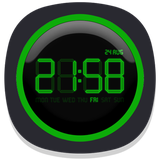 store.artfine.alwayson.clock.led_green_theme