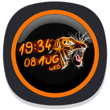 store.artfine.alwayson.clock.tiger_theme