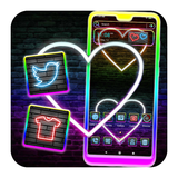 haisii.neon.heart.themeart