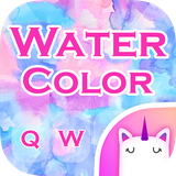 water.color.emoji.keyboard.theme