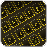 keyboard.theme.cool.golden.black