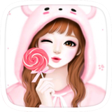 girl.lovely.pink.theme