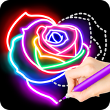 com.colorjoy.Learn.to.draw.glow.flowers