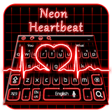 keyboard.theme.neon.heart.beat.red