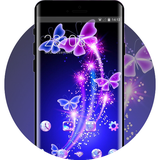 theme.flower.plant.rose.bling.pink.romantic.butterfly.launcher.wallpaper