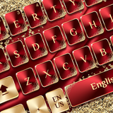 keyboard.theme.red.gold.luxury