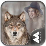 exito.photo.frame.wolf