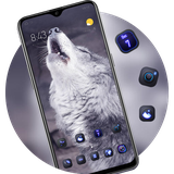theme.pets.animal.pet.howling.wolf.cool.wallpaper