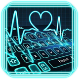 keyboard.theme.neon.blue.heart.lines