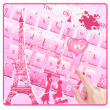 keyboard.theme.pink.cute.paris