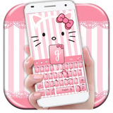 keyboard.theme.pink.kitty.bowknot