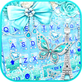 com.ikeyboard.theme.blue.paris.butterfly