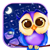 keyboard.theme.cute.night.owl