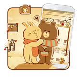 com.cartoon.cute.romantic.bear.couple