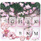 com.ikeyboard.theme.pink.floral.wall