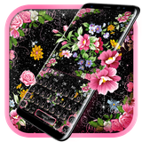 keyboard.theme.floral.flowers.black